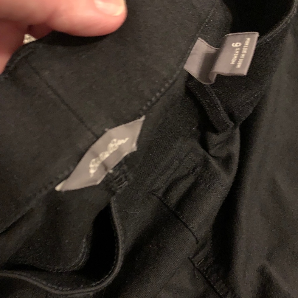 Eddie Bauer pull on black skinny pant